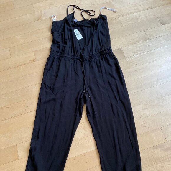 SPLENDID One Piece Jumpsuit Black Pant BNWT Xlarge - Picture 2 of 6